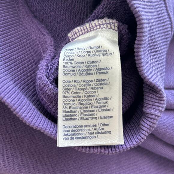 Lacoste Live Futurist Sweatshirt in Purple - Picture 7 of 7